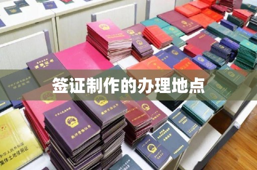 秀峰签证制作的办理地点