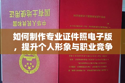 秀峰如何制作专业证件照电子版，提升个人形象与职业竞争力