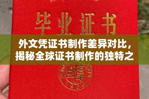 秀峰外文凭证书制作差异对比，揭秘全球证书制作的独特之处