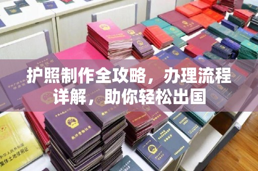 秀峰护照制作全攻略，办理流程详解，助你轻松出国